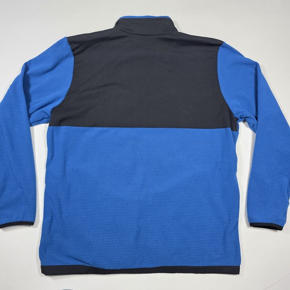 Outdoor Research OR Trail Mix 1/4 Quarter Zip Pullover Mens XL Blue Waffle - Picture 2 of 9